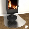 Aluminium fireplace floor plates - Węgier Glass