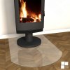 Glass fireplace floor plates - Ice-Look - Węgier Glass